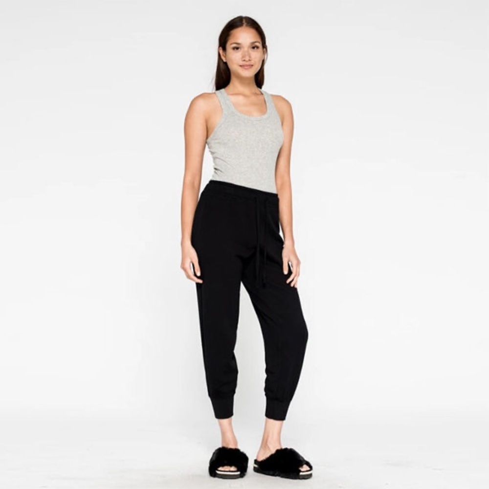 WILT black basic easy fit jogger ankle length